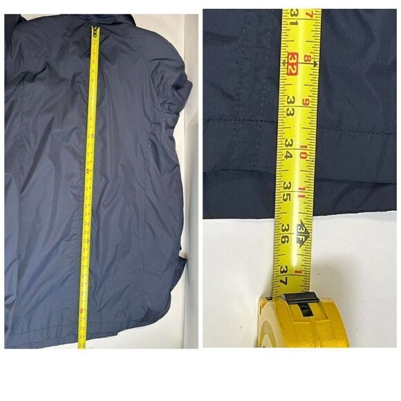 Creenstone (14 XL US) Lightweight Jacket Size 42 Zip Away Hood Navy Blue Holland - Picture 12 of 16